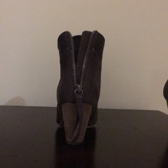 Report I NWOT I Brown Faux Suede Booties - Picture 5 of 7